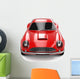 Red Classical Sports Car Wall Decal