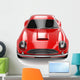 Red Classical Sports Car Wall Decal