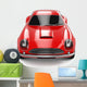 Red Classical Sports Car Wall Decal