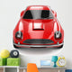 Red Classical Sports Car Wall Decal
