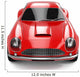 Red Classical Sports Car Wall Decal