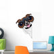 Binoculars Dog Wall Decal