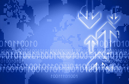 Blue Technology Pace Wall Decal