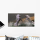 Unicorn Stallions Fighting Wall Decal