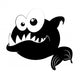 Piranha Wall Decal