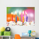 Celebration with Balloons Candles Wall Decal