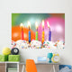 Celebration with Balloons Candles Wall Decal