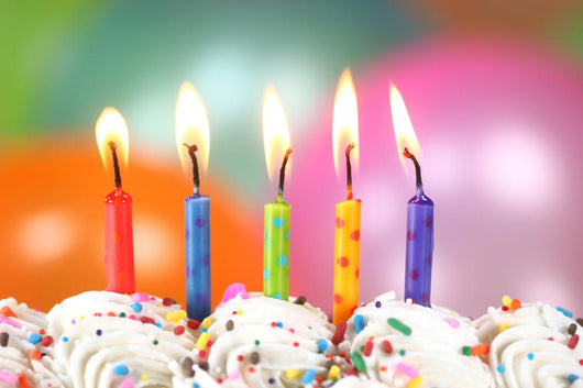 Celebration with Balloons Candles Wall Decal
