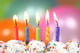 Celebration with Balloons Candles Wall Decal