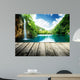 Waterfall Deep Forest Croatia Wall Decal