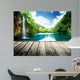 Waterfall Deep Forest Croatia Wall Decal