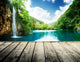 Waterfall Deep Forest Croatia Wall Decal