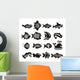 Black and White Fish Wall Decal