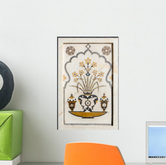 Inlay with Semi Precious Wall Decal