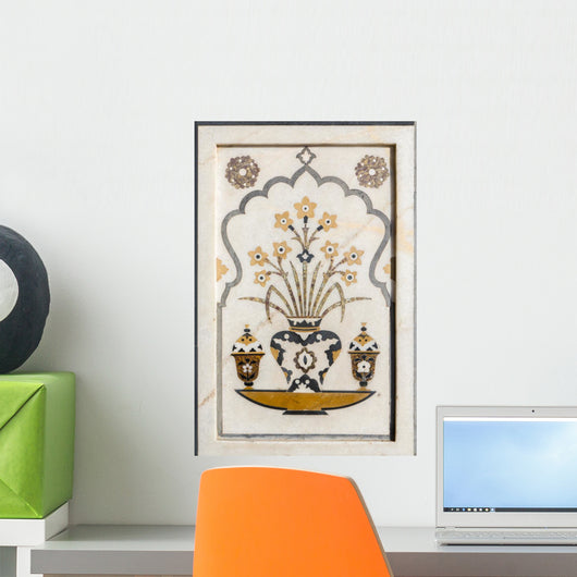 Inlay with Semi Precious Wall Decal