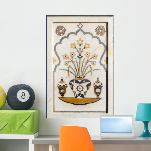 Inlay with Semi Precious Wall Decal