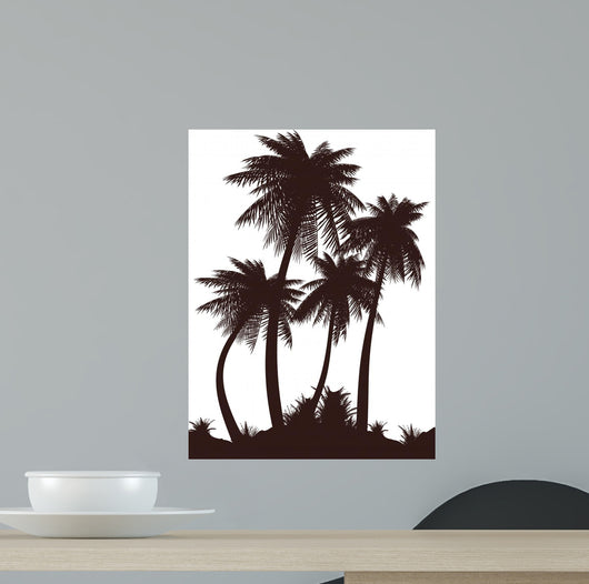 Palms Silhouette Wall Decal