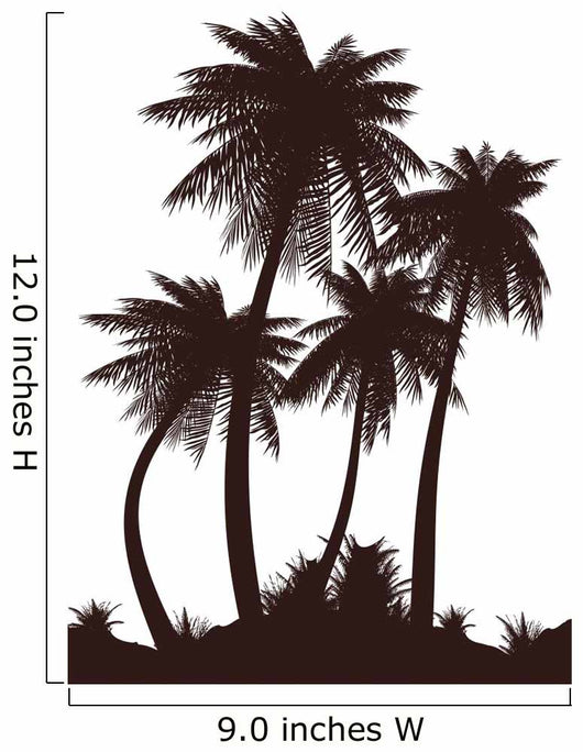 Palms Silhouette Wall Decal