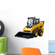Small Bulldozer Wall Decal