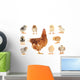 Family Mama Chicken Wall Stickers Wall Decal