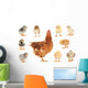 Family Mama Chicken Wall Stickers Wall Decal