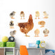 Family Mama Chicken Wall Stickers Wall Decal