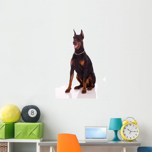 Great Doberman Dog Wall Decal