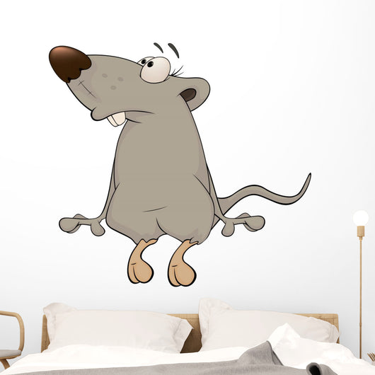 Rat Cartoon Wall Decal