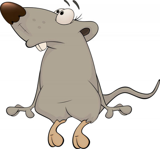 Rat Cartoon Wall Decal