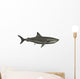Brown Shark Wall Decal