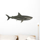 Brown Shark Wall Decal