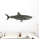 Brown Shark Wall Decal
