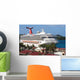 Caribbean Cruise Ship Wall Decal