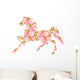 Horse Cherry Horse Pink Wall Decal