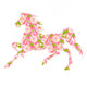 Horse Cherry Horse Pink Wall Decal