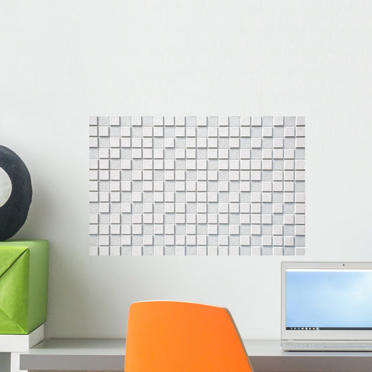 White Modern Wall Wall Decal