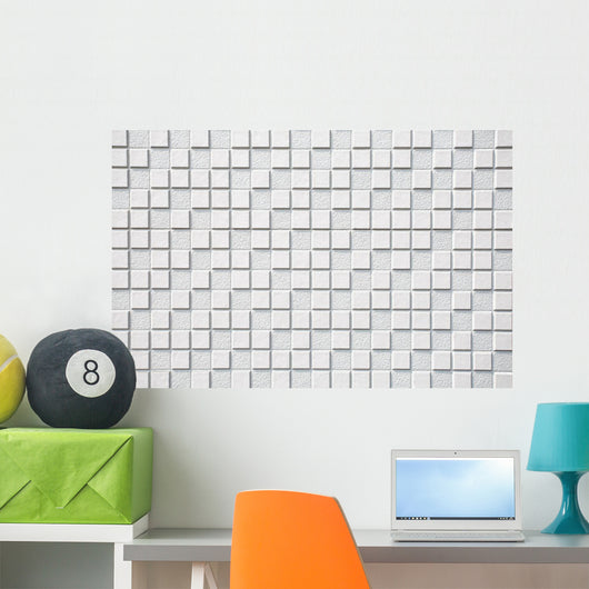 White Modern Wall Wall Decal