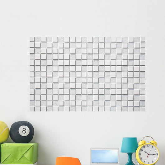 White Modern Wall Wall Decal