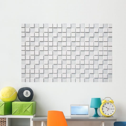 White Modern Wall Wall Decal