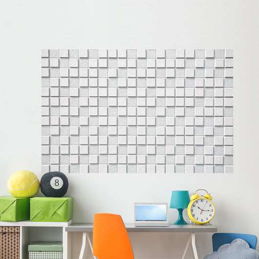 White Modern Wall Wall Decal