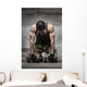 Tired Muscle Athlete Wall Decal