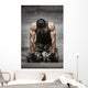 Tired Muscle Athlete Wall Decal