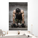 Tired Muscle Athlete Wall Decal