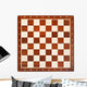 Wooden Chess Board Wall Decal