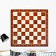 Wooden Chess Board Wall Decal