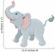 Cute Elephant Vector Art Wall Decal