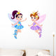 Two Cute Fairies Wall Decal
