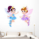 Two Cute Fairies Wall Decal