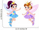 Two Cute Fairies Wall Decal