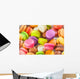Traditional French Colorful Macarons Wall Decal
